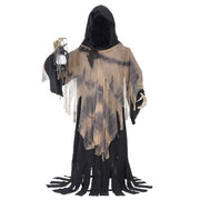 Way To Celebrate Animated 84-Inch Reaper with Lantern, Motion Activated, LED Illuminated, Halloween Outdoor Decor