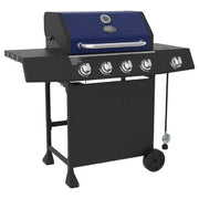 Expert Grill 4 720-0789MB Burner with Side Burner Propane Gas Grill in Blue