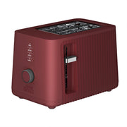 Thyme & Table 2-Slice Toaster, 900W, Extra-Wide Slots, Seven Toasting Levels, Adaptive ThymeToast Technology, Cabernet Red
