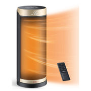 Dreo WDR-SH008 Space Heater, Heater, Electric Heater, 1500W for Indoor Use, 70 Oscillating Portable Heater, Remote Control, 24H Timer, Tip-Over Switch& Overheat Protect, for Office Bedroom