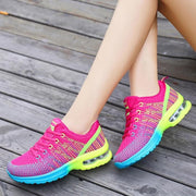 DIOXADOP Orthopedic Walking Shoes for Women, Lace-Up, Hot Pink, 8.5US W(40)