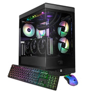 iBUYPOWER Y40 PRO Gaming Desktop PC, AMD Ryzen 7 9800X3D 8-Core Processor, AMD Radeon RX 9070XT 16GB Graphics, 32GB DDR5 RGB 5200MHz RAM, 2TB NVMe SSD, Windows 11 Home, Black