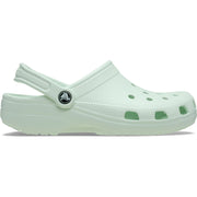 Crocs Classic Clog, Lightweight Water-Friendly Ventilated Clogs, Mint Tint, Women 11 Men 9, 42440-80074-08