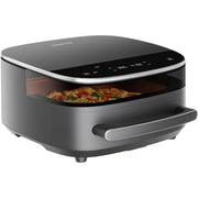 EDENPEER 11-in-1 Extra Large 6 QT Air Fryer with Dual Heat Source Technology, Smart Digital Touchscreen, Fits 12-Inch Pizza, Whisper-Quiet EA2-K