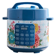 The Pioneer Woman PW8443445014-05 Fancy Flourish 6-Quart Pressure Cooker with Touch Control Display