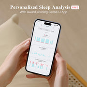 Sense-U Pro Baby Movement Monitor, Long Range, Tracks Abdominal Movement, Rollover, Sleeping Position, Temperature, Audible and Vibration Alerts, Supports Twins, Green