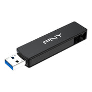 PNY Duo Link V3 USB 3.2 Gen 2 Flash Drive, 256GB, Dual Type-C and Type-A Connectors, Metal Swivel Design, Extreme Read/Write Speeds 1000/800MB/s