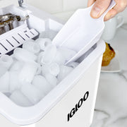 Igloo Automatic Portable Countertop Ice Maker, 26 lb Daily Output, White, IGLICEBNH26WH