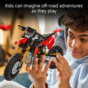 LEGO Technic Ducati Desmo450 MX Factory Motorcycle Building Set, 457 Pieces, Ages 10+, Multicolor, 42238