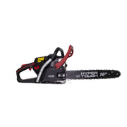 Hyper Tough Gas Chainsaw, 16-Inch Oregon Bar and Chain, 46cc 4-Cycle Engine, Automatic Chain Oiler, Rear Handle, Black/Red, A015014