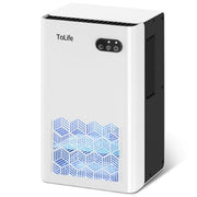 Tolife 95 OZ Water Tank (950 Sq.ft) Quiet Small Dehumidifiers, White