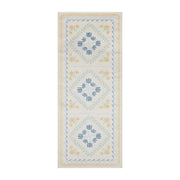 Better Homes & Gardens Neutral Soliel Floral Runner Rug, 30 in x 84 in, Polyester, Non-Slip TPR Backing, Machine Washable