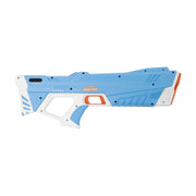 Supreme Silent Sports Aqua Bolt Electric Water Blaster, Rechargeable Battery, 20 ft Range, Blue and Orange