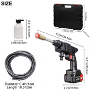 CATGOOD 288VF Cordless Pressure Washer with 2 Batteries and Charger, Portable Electric Power Washer