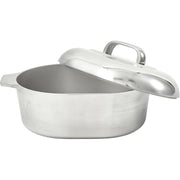 Imusa IMU-89308 11in H. Cajun Cast Aluminum Oval Roaster with Lid