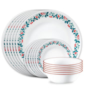 Corelle 18pc Winter Berries Dinnerware Set Red