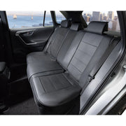 ADC Solutions Auto SC534507 Drive Full Faux Leather Rear Bench Seat Cover Black Universal Fit 50-55 in