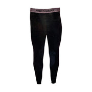 Free Country Men's Microtech Heat Base Layer Thermal Bottoms, Black, 2 Pack, Large