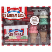 Melissa & Doug Scoop & Stack Ice Cream Cone Play Set