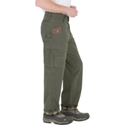 Wrangler 3W065LD Riggs Workwear Lined Ripstop Ranger Pants for Men, Loden, Size: 42x34