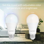 Wyze Labs WLPA19V2-4PK Smart Bulb, 4 Count, White