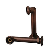 Barclay Elephant Spout Tub Deck Faucet with Handheld Shower Hose Mounts Metal Lever Handles Oil Rubbed Bronze