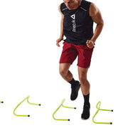 Fit For Life Reebok Delta Agility Kit, Speed Parachute, 20-Foot Agility Ladder, 12 Cones, 6 Hurdles, Jump Rope, Exercise Guide, Portable Mesh Bag