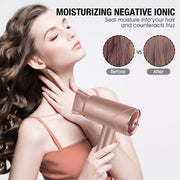 CONFU KF-3139 1600W Portable Lightweight Blow Dryer, with 2 Concentrator Nozzles and for Home Travel