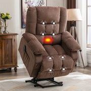 Bosmiller WL-1124 Power Lift Recliner Chair Recliners for Elderly with Heat and Massage Recliner Chair, Brown