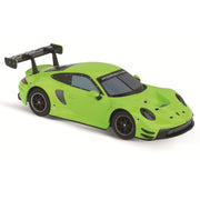 Carrera Hybrid Remote Control Car Porsche 911 GT3 R, Acid Green, 1:50 Scale, USB-C Rechargeable, Front and Rear Lights, 50051002