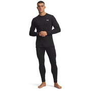 Under Armour Base 3.0 Men's Baselayer Leggings, Midweight Warmth, Black and White, 3XL