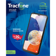 Samsung TFSAS146VCPWP Galaxy A14 5G 64GB Smartphone, Black TracFone/StraightTalk