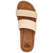 Reef Cushion Vista Hi Braided Slide Sandals for Ladies - Vintage - 7M