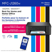 Brother MFC-J1260W Work Smart 1260 Wireless Colour Inkjet Printer