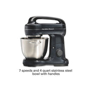 Hamilton Beach 63394 Beach 7 Speed Stand Mixer, Black