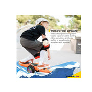 Swagtron Z88 Electric Skateboard 7 mph And 3-Mile Range LED Wheels With Bluetooth Speaker, Black