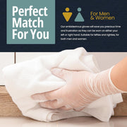 MedPride Vinyl Gloves, Powder-Free, Latex-Free, Durable 4 Mil Thick, Clear Medium, 1000-Pack