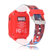 Marvel SPD7060WM Spider Man iTime Unisex Touchscreen Smart Watch with Silicone Strap, Red Case, 42mm