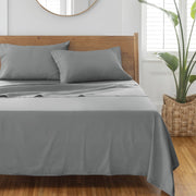 Better Homes & Gardens BH8428037908117 400 Thread Count Performance HygroCotton Sheet Set, Twin, Grey