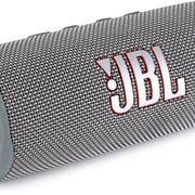 JBL Flip 6 Portable Waterproof Bluetooth Speaker, Gray, 12-Hour Battery, Pure Bass Sound