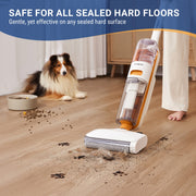 Tineco GO MAX Cordless Wet Dry Vacuum and Mop 2-in-1 Self-Cleaning Floor Washer Orange FW1D2100US