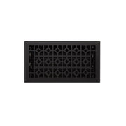 Signature Hardware 435747 Appert Steel Floor Register - Black 6