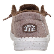 Heydude Wendy Wool Cozy Women's Slip-On Loafers, Lightweight Cushioned Walnut, Size 9, 44272
