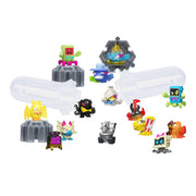 Moose Toys MrBeast Lab Swarms Hyper Fusion Series Mega Lab Pack, 14 Collectible Micro Beasts, 14 Stickers, 4 Fusion Caps, Multicolor