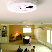 Hardwired Interconnectable 120-Volt Carbon Monoxide Alarm with Digital Display and Battery Backup