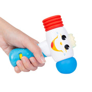 Baby Trend Smart Steps Happy Hammer Toy, Soft Silicone Double-Sided Hammer, Textured Handle, Interactive Lights and Sounds, 1 Piece, 9 Months and Up