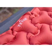 Teton Altos Sleeping Pad, Lightweight Air Pad with Contoured Body Mapping, Red, 78x23x2.75 in, 2 lb, 9420RD