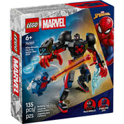 LEGO Marvel Super Heroes Miles Morales Mech vs. Spider-Man 2099 Building Toy, 135 Pieces, Multicolor, 6588665