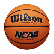 Wilson NCAA Evo NXT Indoor Game Basketball, Micro-Touch Composite Leather, Extended Range Technology, Orange Black, Size 7, 29.5 in, WZ1003301XB7