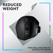 Logitech 910-006178 G502 X LIGHTSPEED Wireless Gaming Mouse, Black